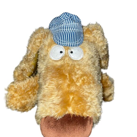 Boynton Plush Train Conductor Dog Kohls Cares Engineer Stuffed Animal Shower 14" - Picture 10 of 10